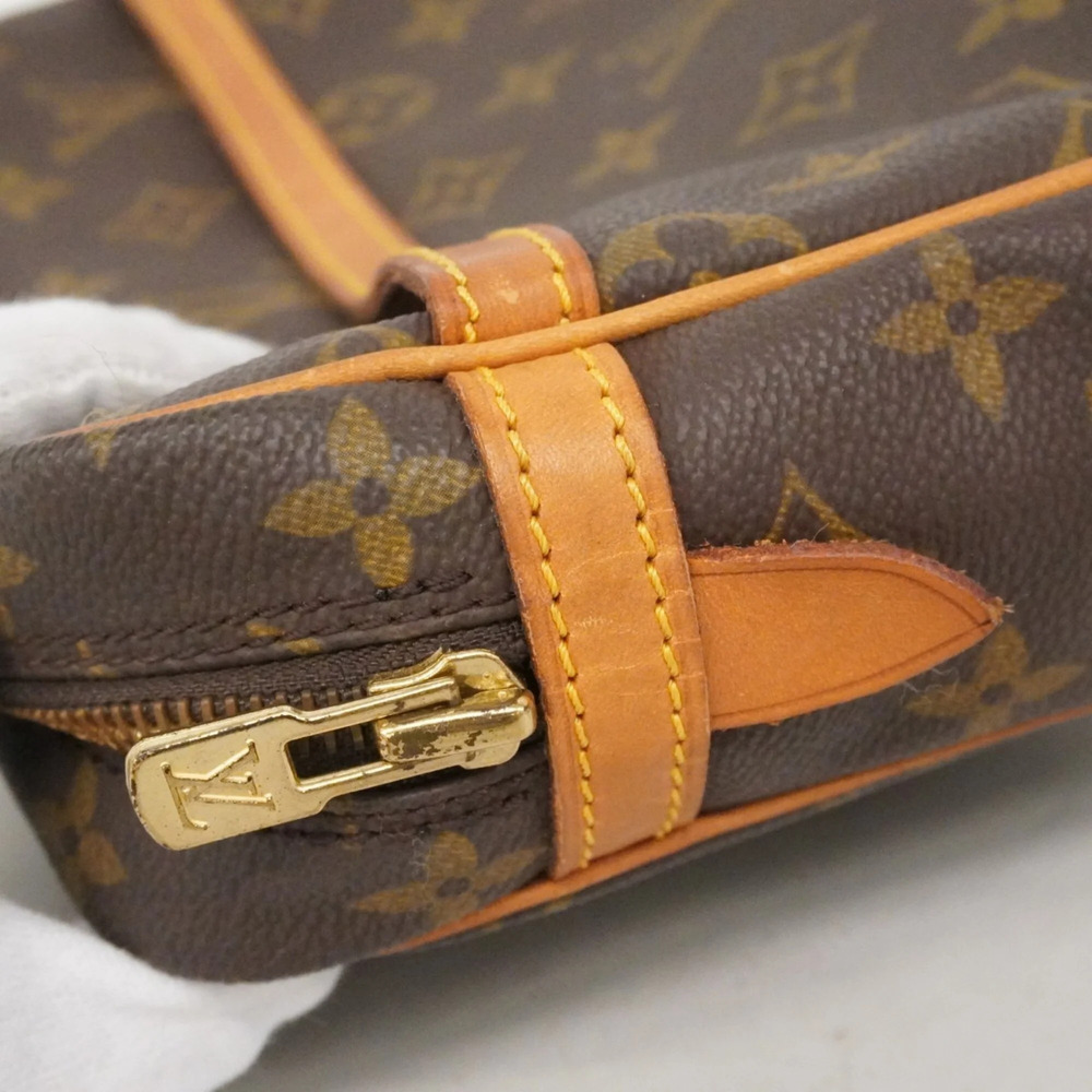 LOUIS VUITTON Authentic Brown Monogram Clutch Bag - Picture 9 of 12